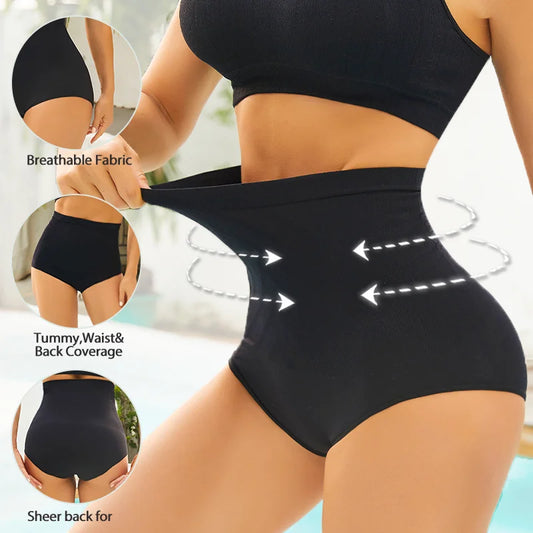 3 PCS Set Slimming High Waist Tummy Control Panties Women Briefs Panty Shaper Slimming Underwear Butt Lifter Belly Body Shapewear