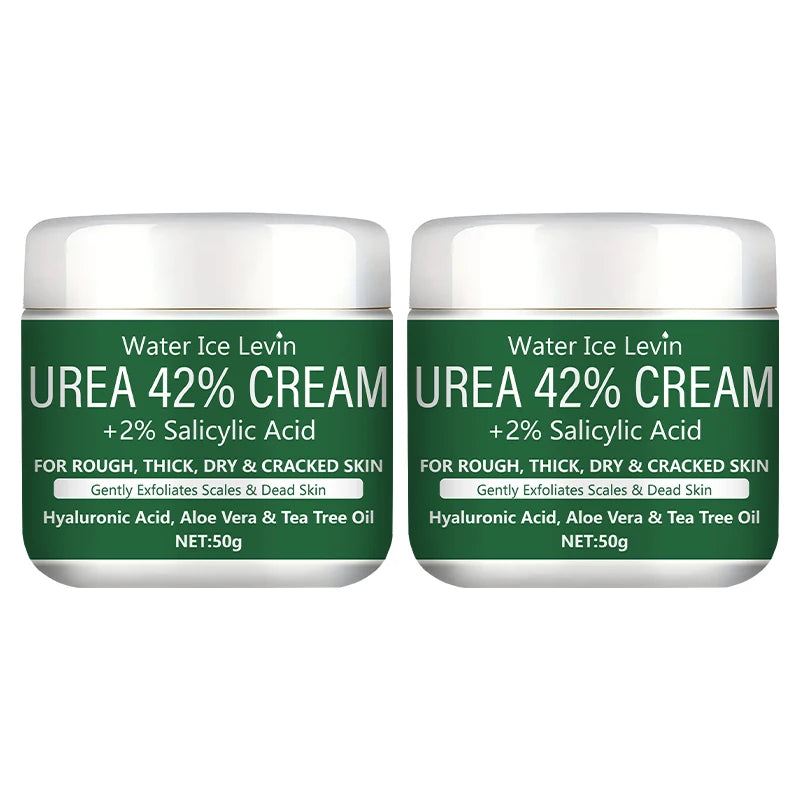 New  2 PCS Set 42% Urea Cream + 2% Salicylic acid Foot and hand Moisturizer, Deep Moisturizer and Nourishing Moisturizer Callus Remover Feet Hands Wax Diabetic Foot Care