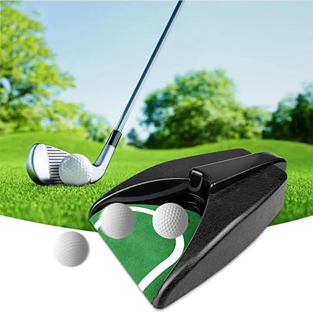 Golf Automatic Ball Returner, Compact and Lightweight Putting Trainer, Easy to Carry