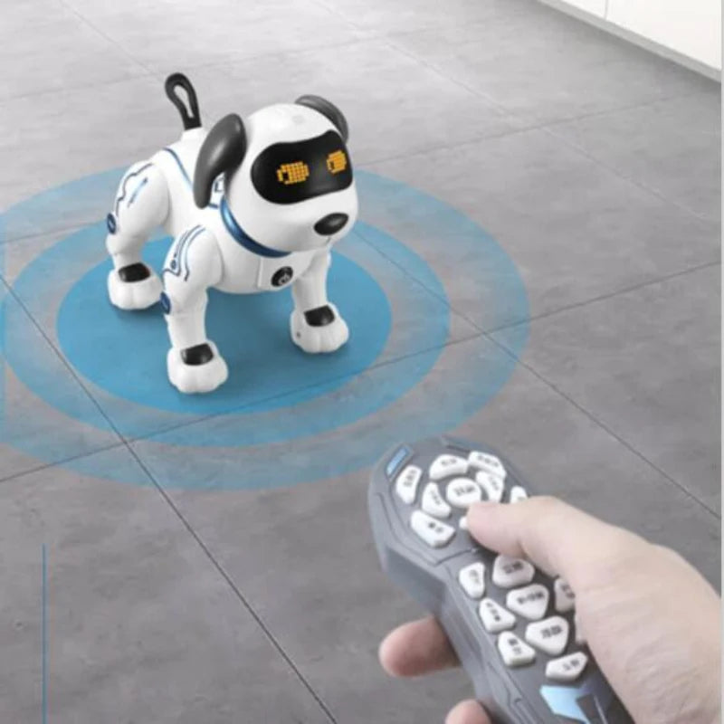 Programming Stunt Smart Robot Dog 2.4G 40mins Touch Sensor Early Education Toys Voice Dancing Music Handstand Bionic Robot Dog