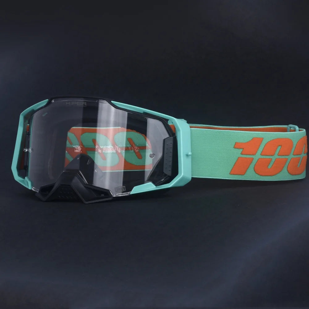 28 Colors New Upgrade Version Motocross Motorcycle Goggles Off-Road Quick Release Helmet Eyewear Can be Equipped with Myopia Glasses  Riding Skiing Glasses