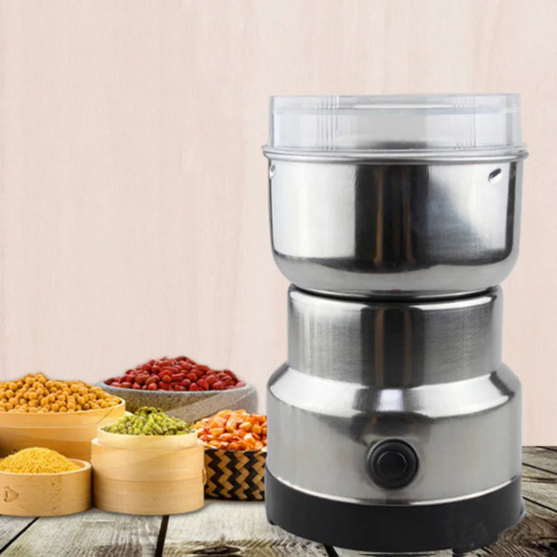 The Best Price  Multi-Functional Electric Grinder Grains/Nuts/Spices/Herbs/Coffee Bean Grinding Machine Kitchen Accessory With EU Plug Home Kitchenware Supplies