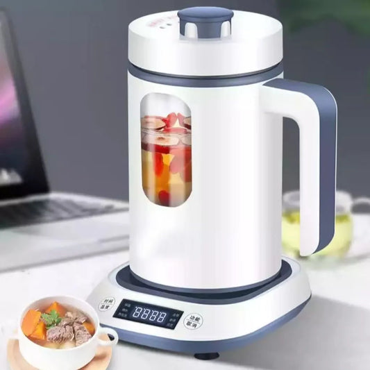 Hot-Selling Borosilicate Glass Wireless Electric Kettle with Temperature Control & Keep Warm Portable Insulation for Office Travel Household Car  Camping Use Home Electric Supplies UK/EU Plug