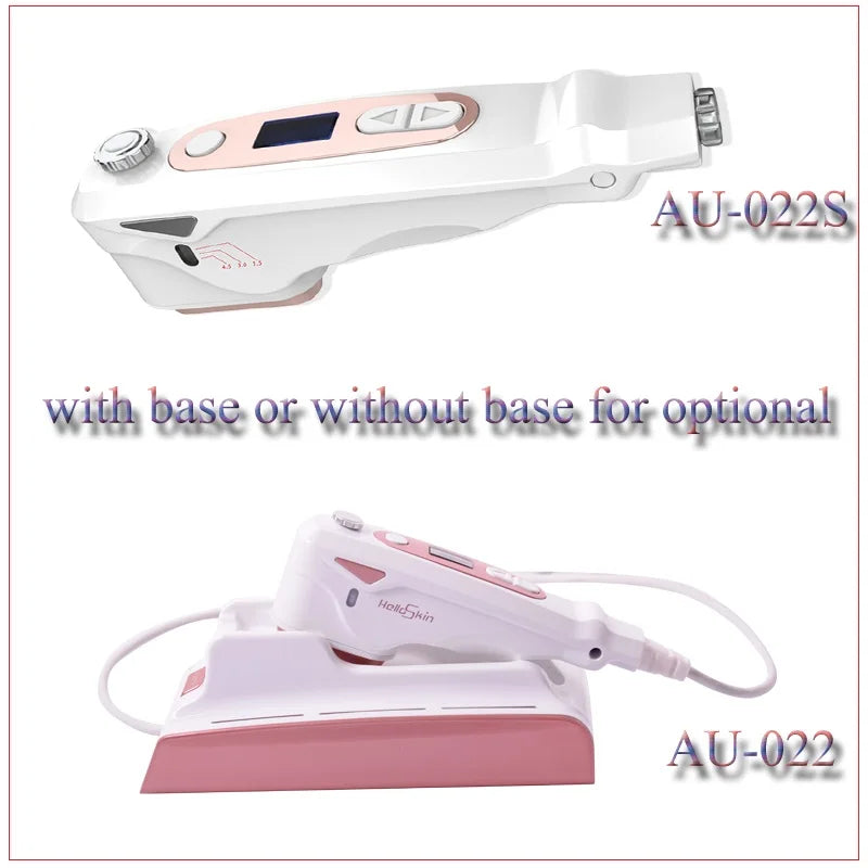 Singapore New Technology Ultrasonic AU-022S Handheld  Skin Care Face Lifting Anti-Aging Eyes Dark Circles Wrinkle Remover Neck Firming Tightening Rejuvenation Facial Machine Women Beauty Salon Tools Ladies Skin Care Supplies
