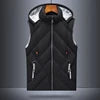 NEW Arrivals Women Men Autumn Spring Top Quality  High Elastic Fabric Hooded Sleeveless Jacket Puffer Vest Windbreaker Tops Outerwear Vest Casual Streetwear Apparel Accessories