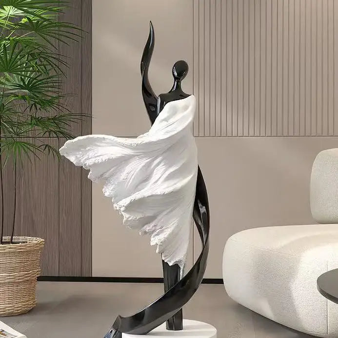 Villa Home Living Room 75X36X21CM Light Luxury Art Floor-Standing Decorative Items Living Room Sofa, TV Cabinet and Home Decoration