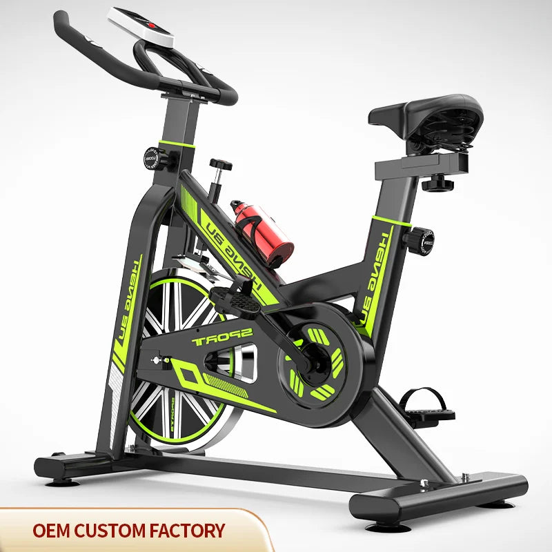 NEW Arrivals Home Gym Professional Spin Bike Cycle Exercise Machine Spinning Bike Exercise Practicing Trainer Fitness Training Bicycles Women Men Workout Accessories Home Indoor Sport Supplies