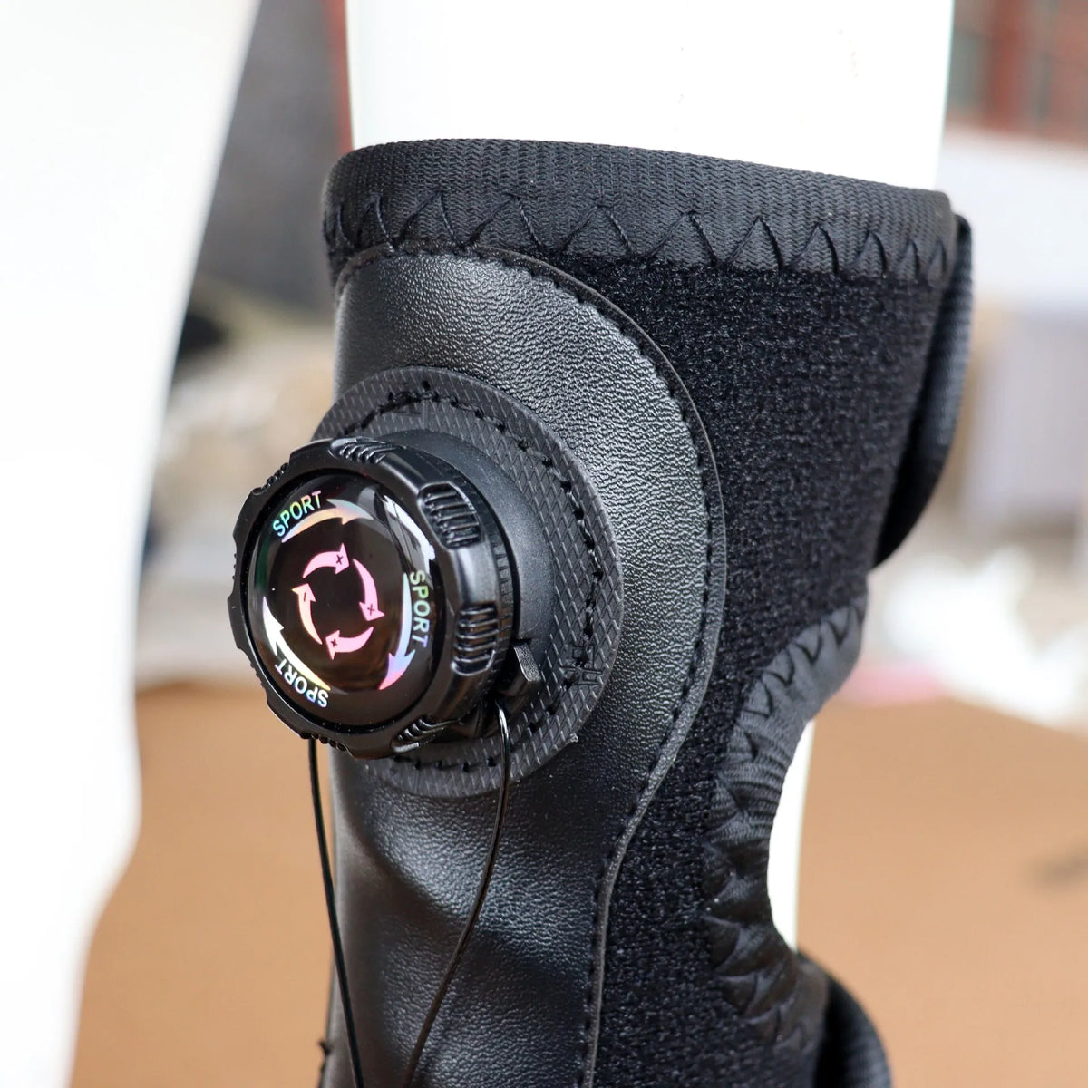 S-XL Professional Orthopedic Dog Boots with Rotary Dial System Anti-Slip Hard Sole Pet Shoes Never Fall Off Ankle Brace  Protector Dogs Outdoor Walking Shoes
