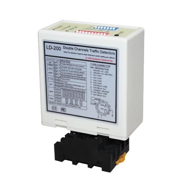 NEW Arrivals Cars Trucks Double Channel Induction Vehicle Loop Detector for Vehicle Control System Traffic Detection System