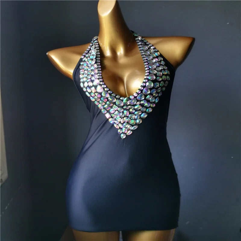 NEW Arrivals Women Resort's Latest Diamond Bikini Collection Sexy Female Swimsuit Rhinestone High Quality Luxury Bikini Ladies Sexy Beach Wear