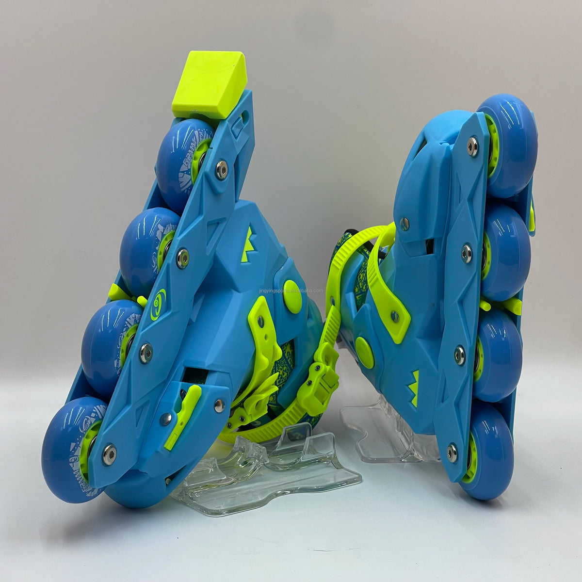 Genuine A3  Armor Warrior Children's Roller Skating Set Inline Skates Single Row Wheels Microfiber Shell Adjustable
