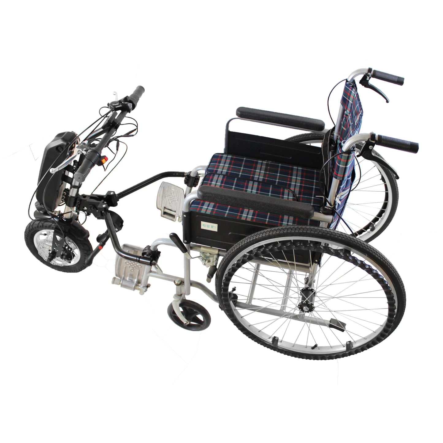 NEW Electric Wheelchair Motor Handcycle Electric Wheelchair Conversion Kit for Disabled Wheelchair 24V/36V 250W/350W Black Steel for Outdoor Activities Medical Mobility Supplies