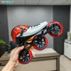Adults Children 31/46 Plus Size Carbon Fiber 3/4 Wheels Professional Inline Speed Skates for Men Women Professional Carbon Roller Skates Blades High Performance Racing Skates for Outdoor Sport Activities