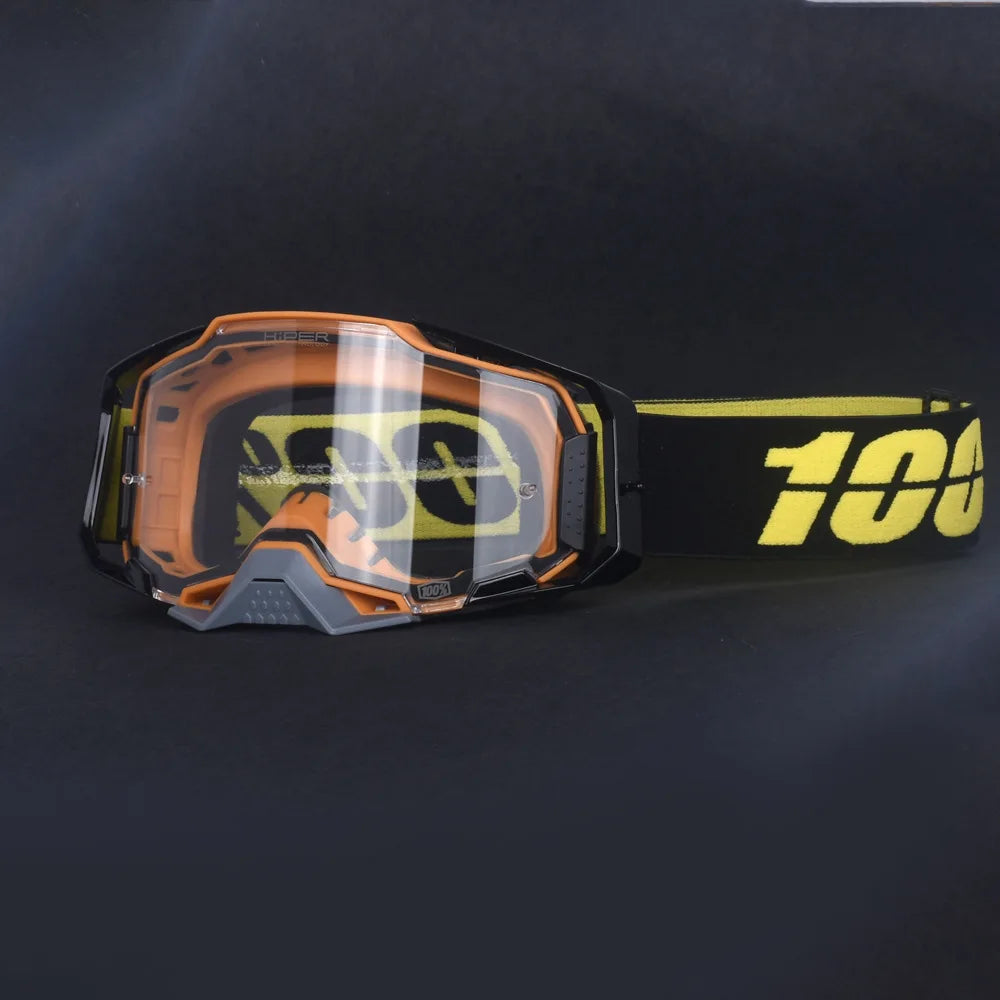 28 Colors New Upgrade Version Motocross Motorcycle Goggles Off-Road Quick Release Helmet Eyewear Can be Equipped with Myopia Glasses  Riding Skiing Glasses
