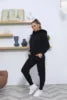 5 Colors New Design Fashion Women's  Wool Tracksuit Cashmere Lounge  Sweater and Pants Set With Real Fox Fur Collar Outdoor Workout Winter Warm Home Wear Women Apparel Supplies Clothing Sets