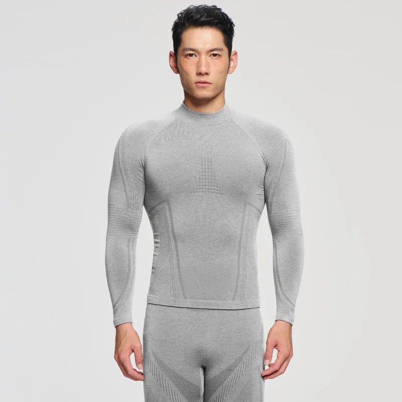 2 PCS Set S-2XL 7 Colors Custom Men's Women's Merino Wool Winter Ski Underwear Quick Dry Outdoor Skiing Riding Hiking Ice Hockey Thermal Underwear Set Winter Sports Apparel Suit