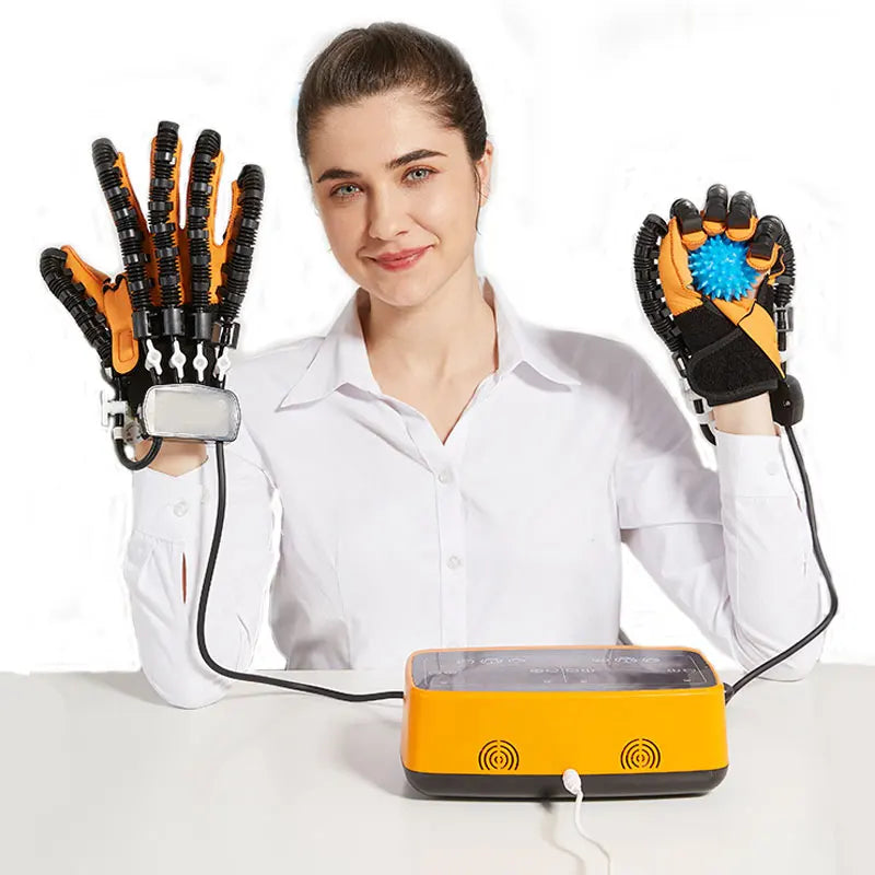 Household Stroke Hemiplegic Finger Training Two-Hand Rehabilitation Gloves Model 962 (Sizes S-XXL)