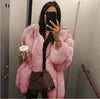 NEW Arrivals 10 Colors S-5XL Plus Size Luxury Fox Fur Winter Outfit Faux Fur Jacket Women Fur Coat Outerwear Jackets Night Clubwear Evening Party Luxury Coats Ladies Winter Apparel Supplies