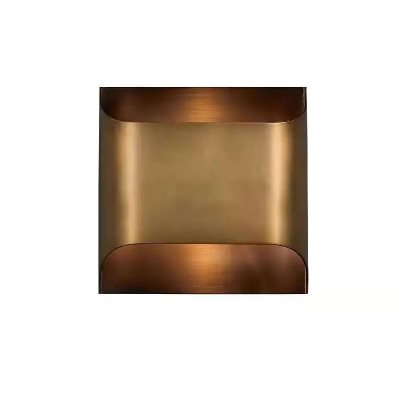 NEW Home Living Room D20cm Luxury Retro All Copper Bronze Wall Lamp Corridor Classic Wall Fitting Living Bedroom Bedside Background Bracket LED Light
