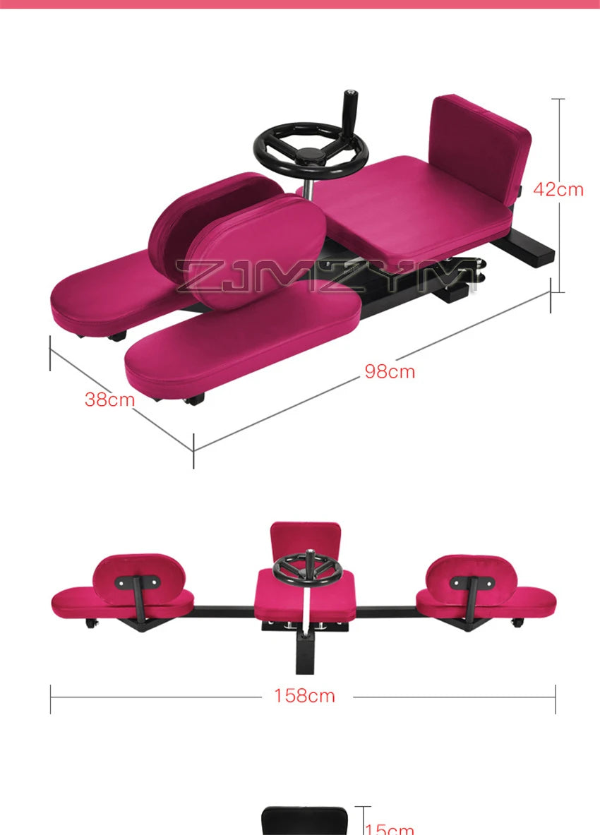 NEW Arrivals Home Indoor Gym Fitness Leg Stretcher Feet Stretching Machine Heavy Duty Steel Frame Training Stretching Sports Equipment for Home Gym Slimming Gymnastic Accessories Sports Supplies