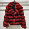 Boutique Gala HOT SALE 4 Colors S-2XL  Luxury Original Chinchilla Fur Coat Winter Real Natural Rex Rabbit Fur Outerwear Authentic Chinchilla Jacket Women Luxury Apparel Supplies.
