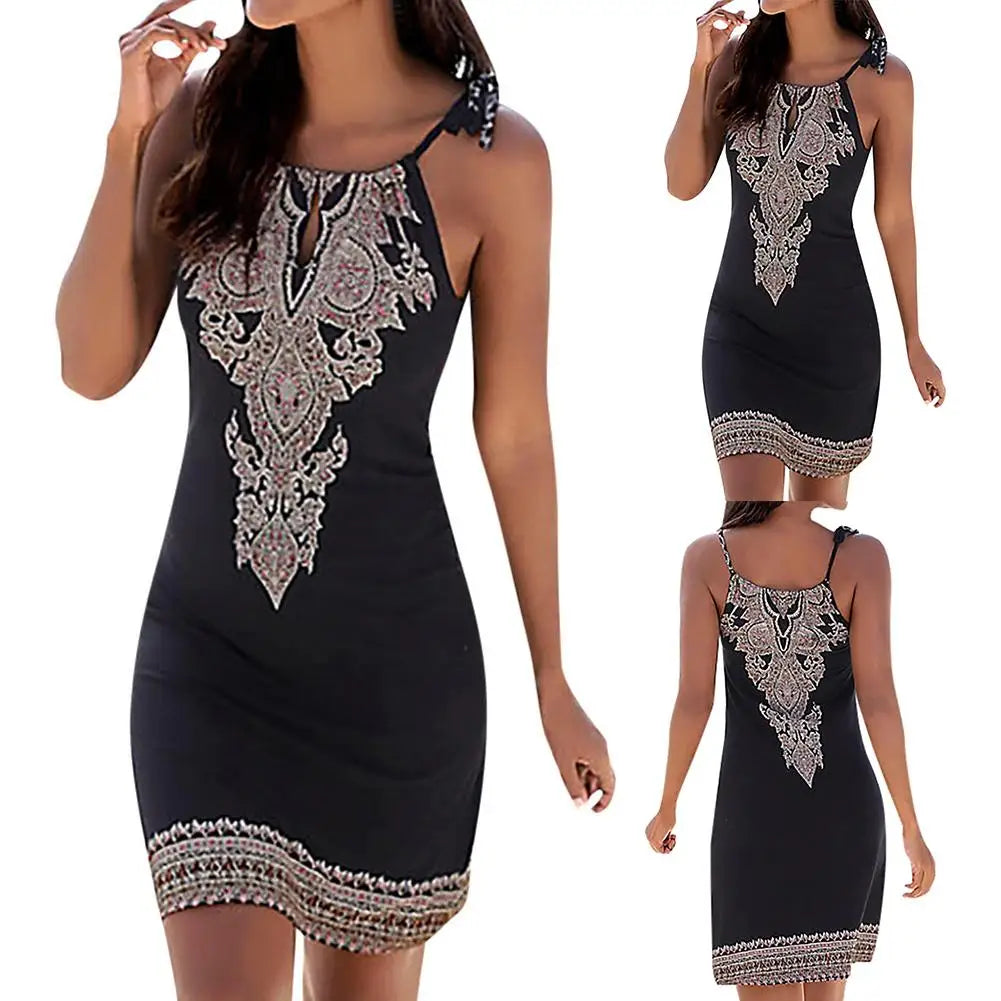 NEW Arrivals Women Sexy Dress Spaghetti Strap Sleeveless Backless Bodycon Dress Summer Evening Nightclub Party Slim Mini Dress New Fashion Beach Sundress Girls Ladies Luxury Fashion Clothing Supplies