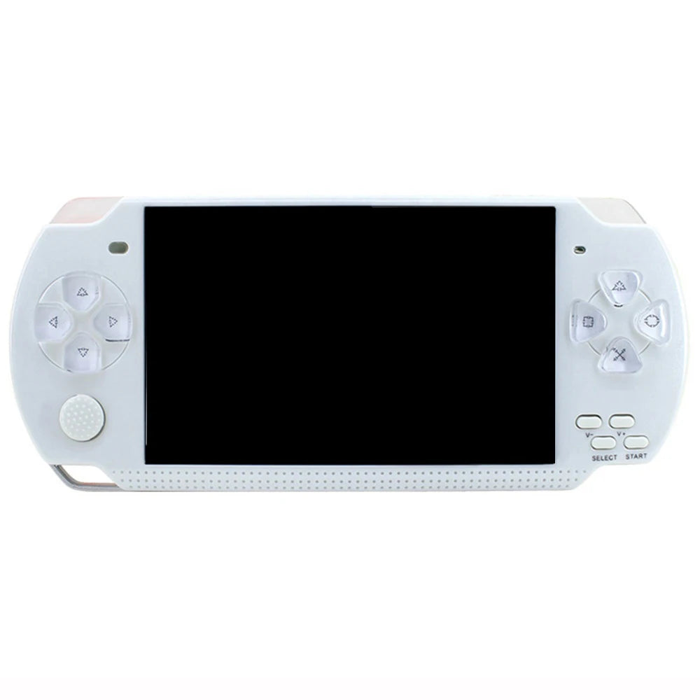 128 Bit Video Game Consoles X6 Handheld Game Console 4.3 Inch Screen Game Machine Real 8GB for Camera, Video, E-book