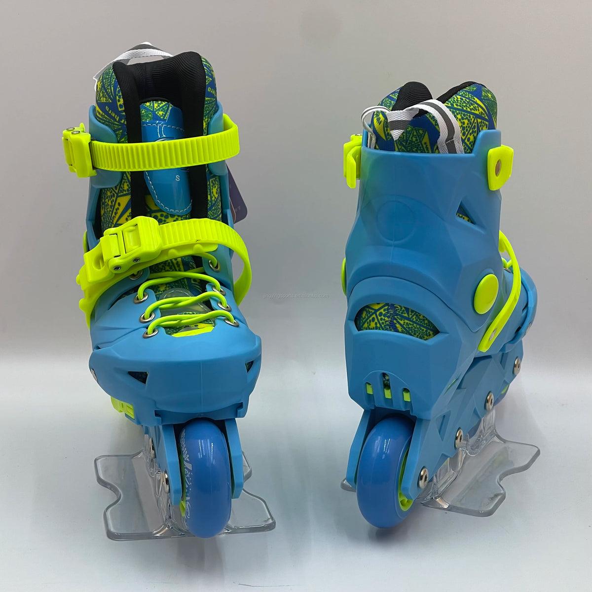 Genuine A3  Armor Warrior Children's Roller Skating Set Inline Skates Single Row Wheels Microfiber Shell Adjustable