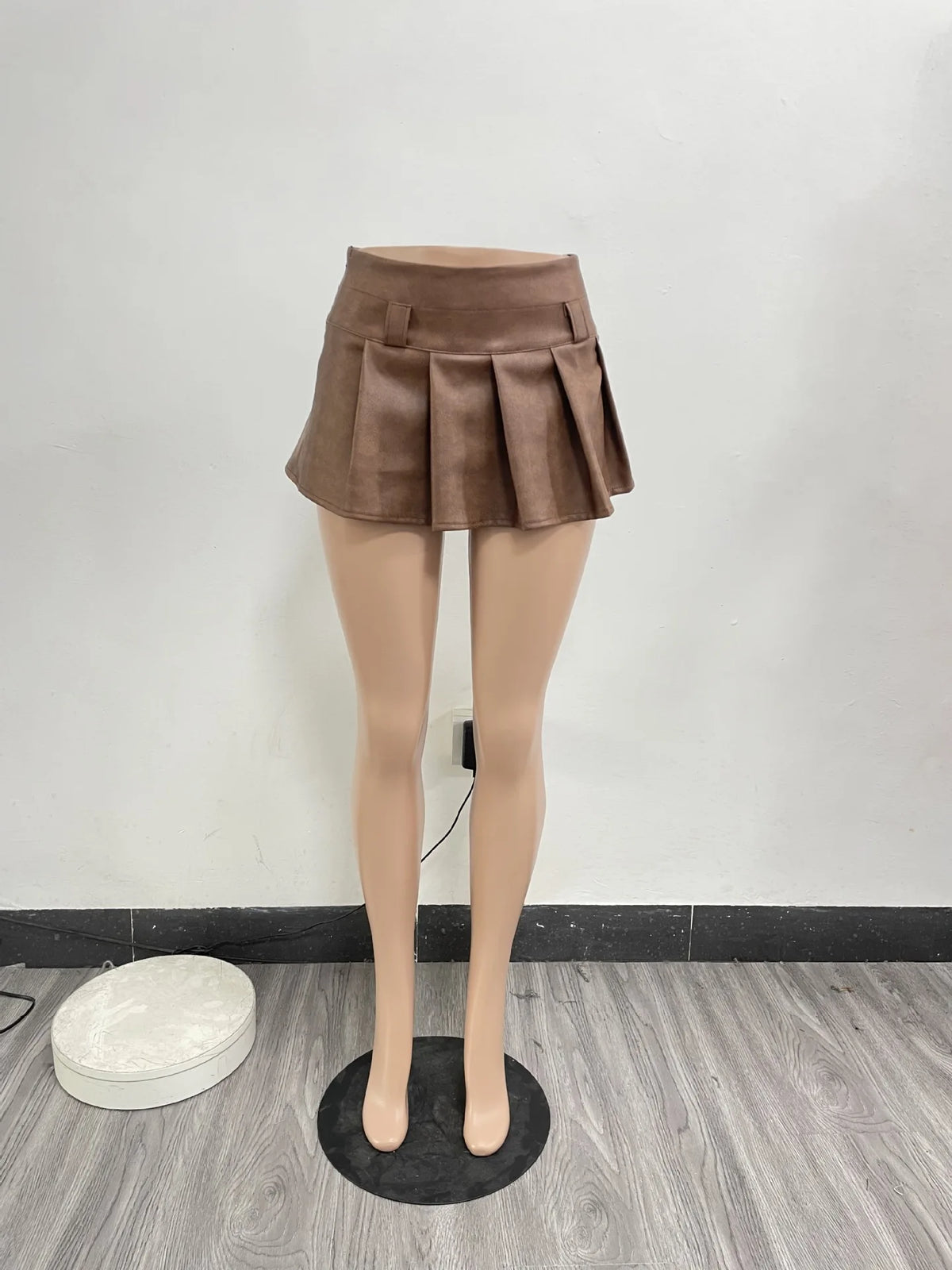 New Arrivals S-2XL Fashion Trendy Boutique PU Leather Pleated Mini Women's Skirts Evening Rave Party Night Clubwear Hot Sexy Skirts