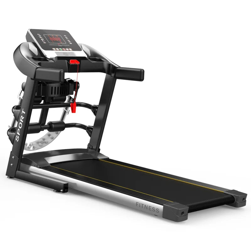 HOT SALE F380 Professional Portable Foldable Home Gym Indoor Electric Treadmill with LED Screen Manual Incline & Multi-Function Fitness Equipment Sports Supplies