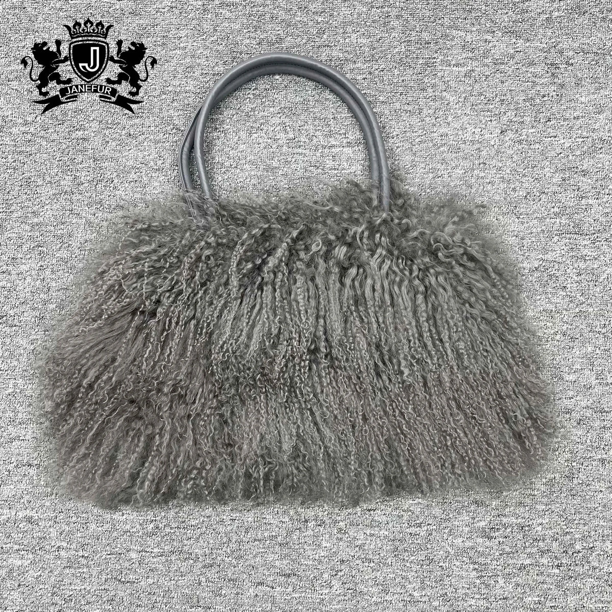 10 Colors 100% Real Sheep Fur Women's Shoulder Bag Mongolian Lamb Fur Bag Fashion Genuine Fur Women's Large Capacity Bag Ladies Luxury Apparel Accessories
