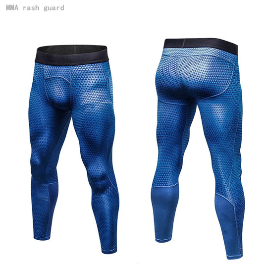 NEW S-4XL Plus Size 5 Colors Jogging Pants + T-Shirts -Jerseys Men Pants Training Sport Leggings Compression Tights Base Layer Running Fitness Long Johns Underwear Winter Warm Sports Clothes