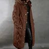 10 Colors S-5XL Plus Size Women's Trendy Long Cardigan Sweater Long Sleeve Single-Breasted Hooded Winter Coats for Ladies Women Knitted Sweater Coats
