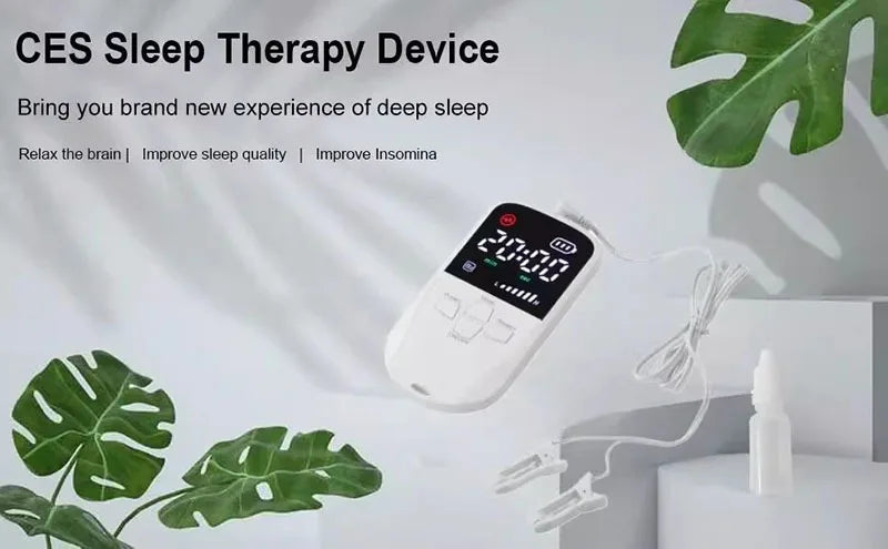 HOT SELLING Anxious Headache Migraine Depress Relief Vagus Nerve Stimulation EMS CE Certified Anti-Stress Microcurrent Sleep Aid Device 1000ml Capacity Pad for Deep Sleep Home Use Healthcare Supply 3-Year Shelf Life