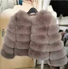 NEW Arrivals 10 Colors S-6XL Plus Size Women's Artificial Fur Jacket Versatile Faux Fur Short Jacket Outerwear Bomber Coats Evening Party Night Clubwear Coats Women Winter Apparel Supplies