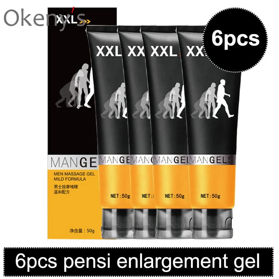 Adult 6pcs Original Brand Men Penis Enlargement Cream Big Dick Growth Thickening Long Time Sex Delay Pills Grease Oil for Sex Products