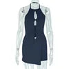 NEW Sexy Hot Elegant Asymmetrical White Mini Dress Tracksuit Women's New Spring Autumn Summer Solid Color Collarless Hollowed-Out Pleated Cutout Ruched Knee Skinny Sexy Bodysuit Jumpsuit Evening Party Night Clubwear Women Clo