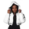 NEW Arrivals S-XL 8 Colors Female Winter Down Coat PU Leather Quilted Parkas Mid-Long Puffer Bomber Cropped Bubble Coats Warm Out Wear Windproof Jackets Women Winter Apparel Supplies