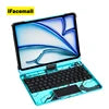 360 Rotating Transparent Magic Keyboard Case for iPad Pro 11-inch & Air 4/5/6 with RGB Backlit US Layout