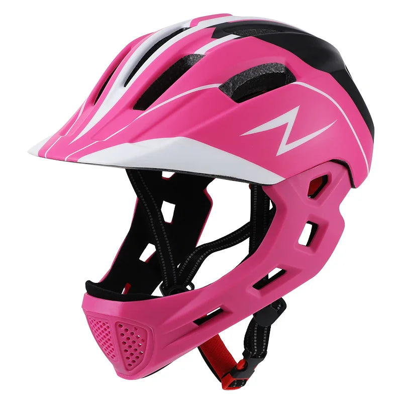 Children Kids Protective Helmets with USB Light & LED Scooters with Skateboards Set Bikes