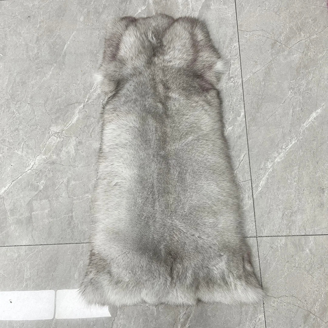 8 Colors Real Fox Fur Scarves Shawls Luxury Fluffy Women Genuine Real Silver Natural Fox Fur Celebrities Red Carpet Wedding Guest Evening Prom Party Business Dinner Apparel Accessories Ladies Luxury Clothing Supplies Products