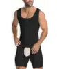 S-3XL Plus Size Black/Skin Color Men's Custom Shapewear Butt Lifting Bodysuit SU729# Male Slimming Full Body Shapewear Open Crotch Male Tight Shaping Underwear