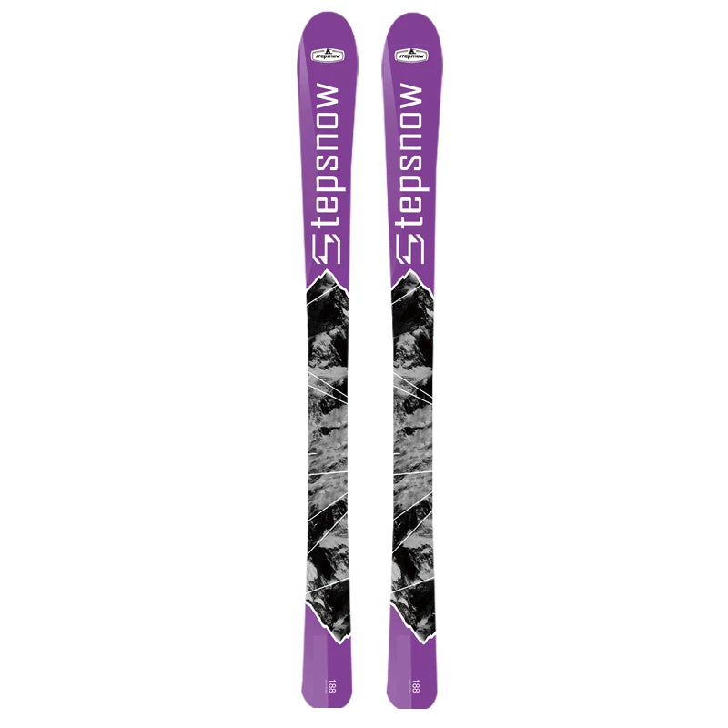 NEW Set Women Men Professional Alpine Ski Boot Set Binding Shoes Pole Brand Skiers Set Snow Skiing Set Winter Sports Supplies