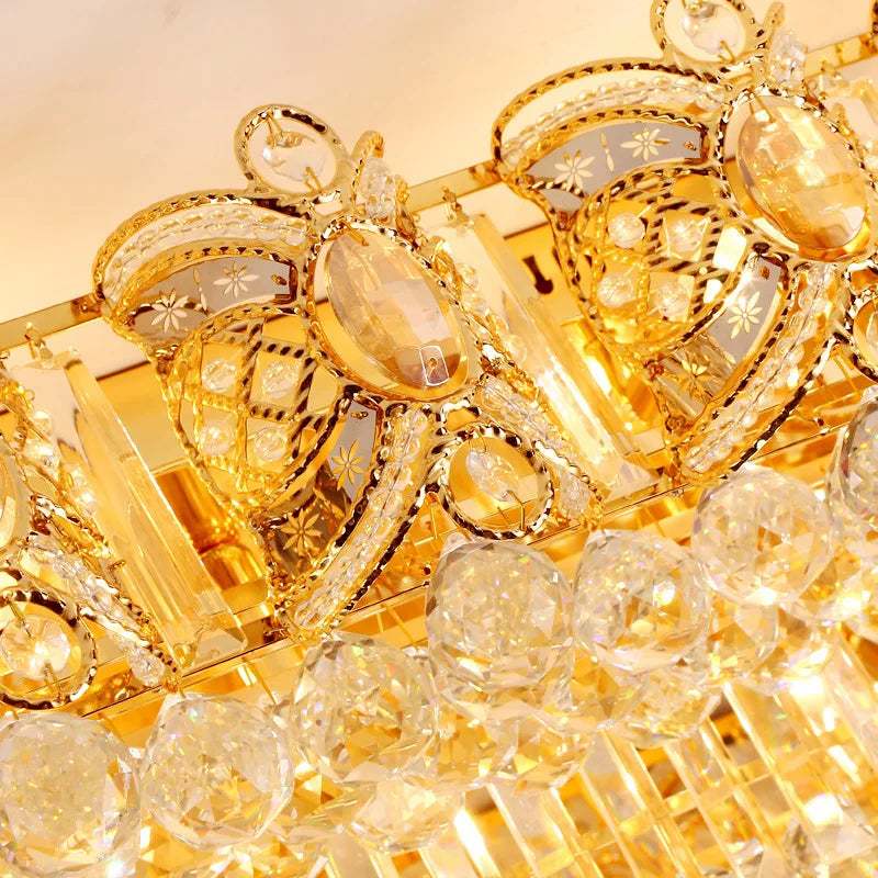 HOT SALE Villa Home Living Room Italian Modern Round Luxury K9 Crystal Ceiling Chandelier Light Villa Living Room Crystal Ceiling Light Art Decoration Home Lighting Supplies