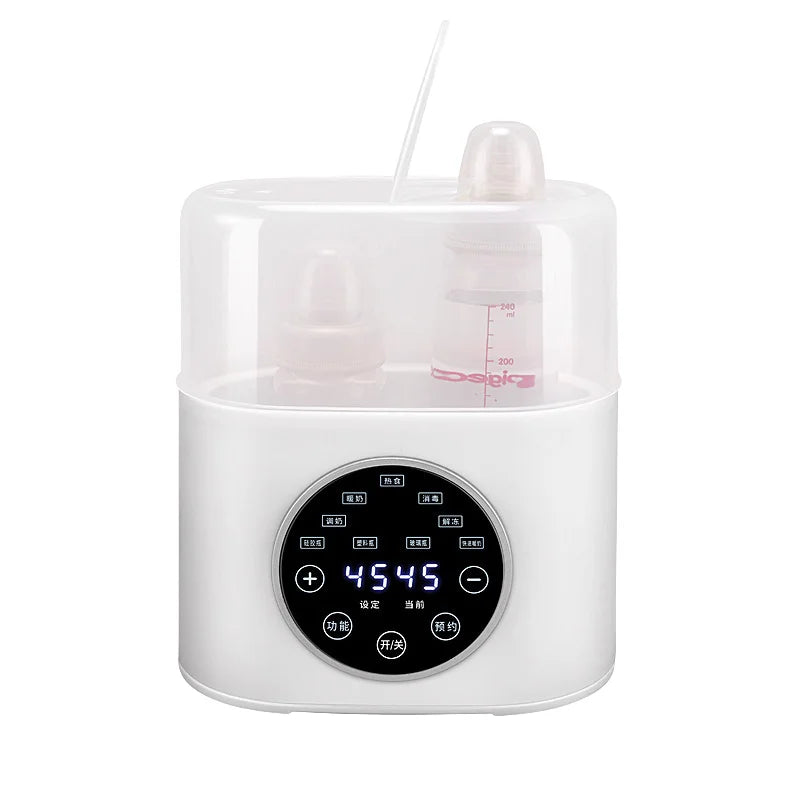 2-in-1 Constant Temperature 5 Languages Operating Smart Automatic Insulation Disinfection Milk Heater Baby Bottle Warmer and Sterilizer Baby Hygiene Care Supplies