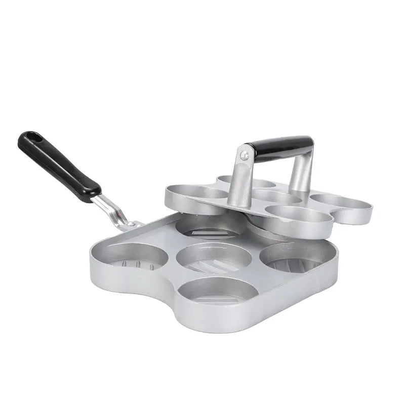 NEW Aluminum Hamburger Press Non-Stick Burger Maker Patty Maker Mold Beef Tenderizing  for BBQ Camping Grill Picnic Kitchenware Accessories Cooking Tools