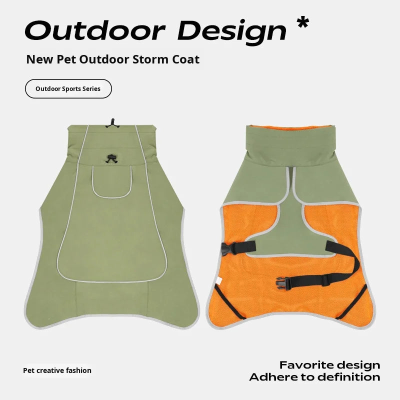 S-3XL Plus Size Dogs  Jacket Waterproof Reflective Eco-Friendly Breathable Coat Luxury Design Cat Vest Pet Clothes