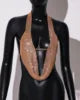 7 Colors Women's Sexy Metal Halter Neck Tank Top Nightclub Hot Girl Sling Women's Clothing Rhinestone Sequins Sling Female Cropped Luxury  Tank Top