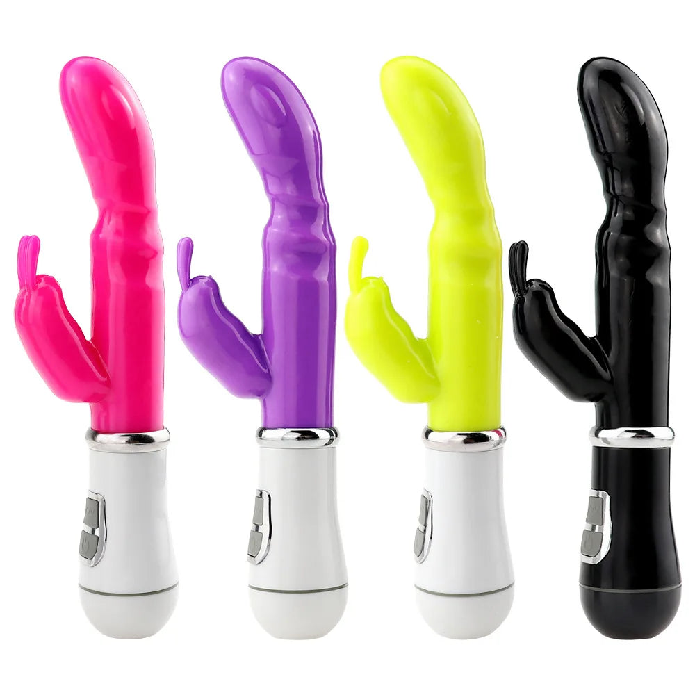 12 Speed Strong Rabbits Vibrator Clitoris Stimulator Double G-Spot Massager Sex Toys for Women Female Masturbator Sex Toy