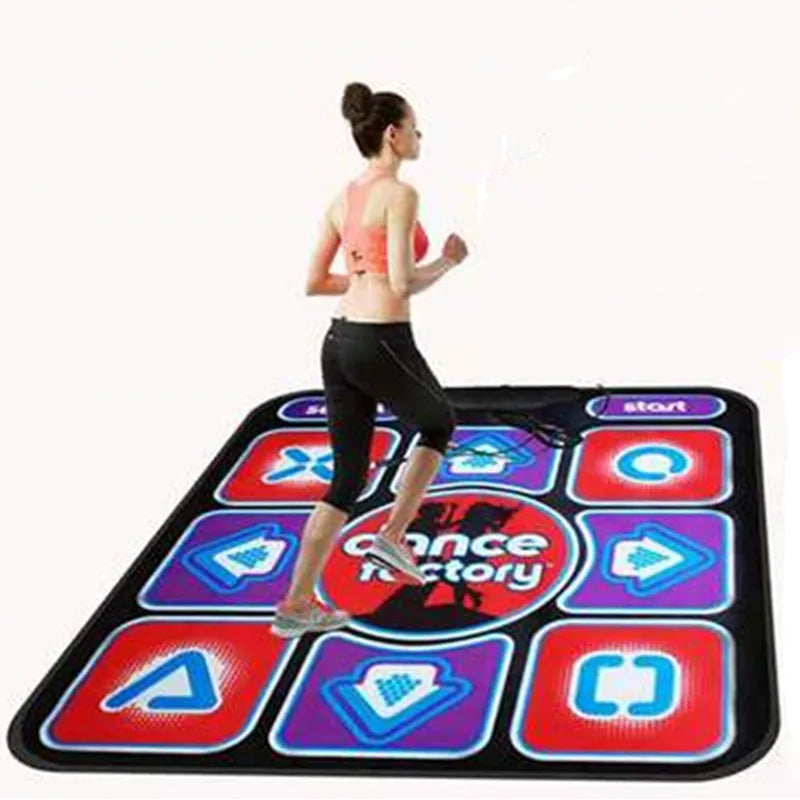 Home Fitness Dancing Mat USB Connection Computer Laptop Yoga Exercise Fitness Machine Sports Game Song Singing Music CP Dance Rug Consoles